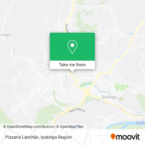 Mapa Pizzaria Lanchão