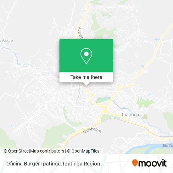 Oficina Burger Ipatinga map