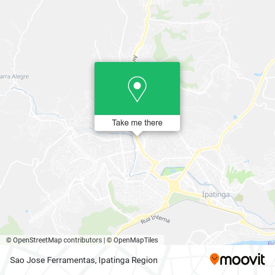Mapa Sao Jose Ferramentas