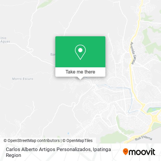 Mapa Carlos Alberto Artigos Personalizados