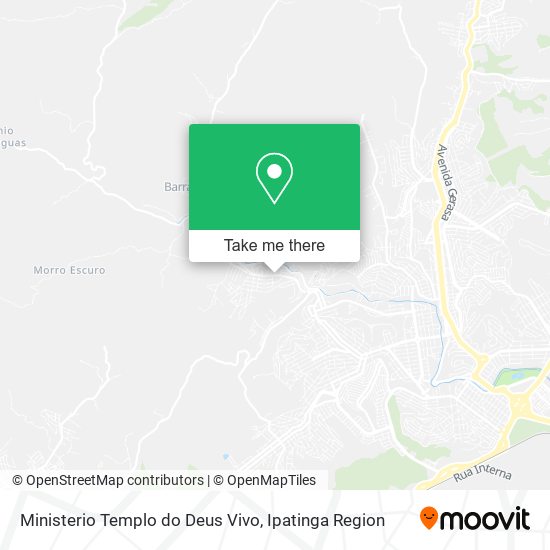 Ministerio Templo do Deus Vivo map