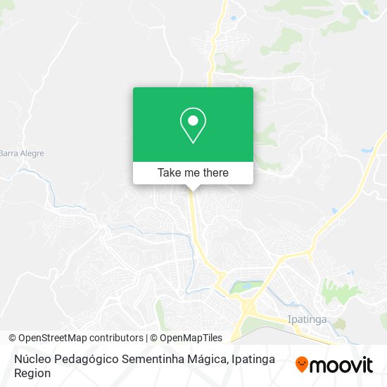 Mapa Núcleo Pedagógico Sementinha Mágica