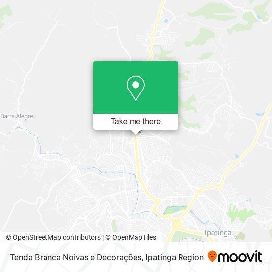 Tenda Branca Noivas e Decorações map