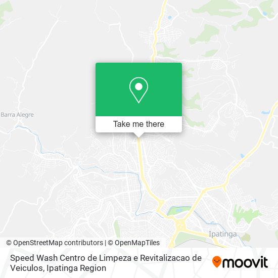 Mapa Speed Wash Centro de Limpeza e Revitalizacao de Veiculos