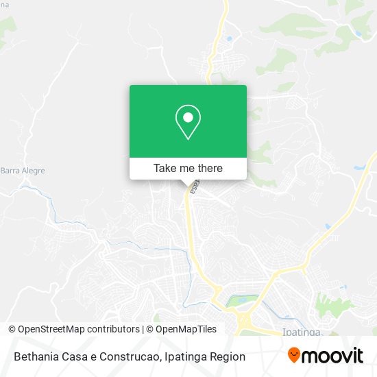 Mapa Bethania Casa e Construcao