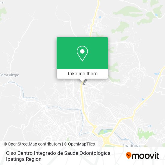 Mapa Ciso Centro Integrado de Saude Odontologica