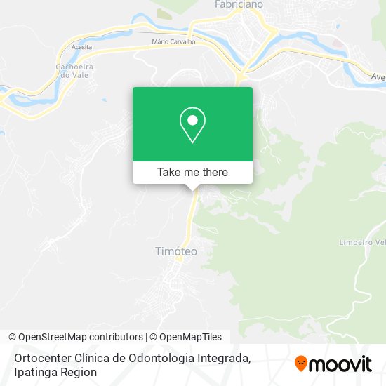 Ortocenter Clínica de Odontologia Integrada map