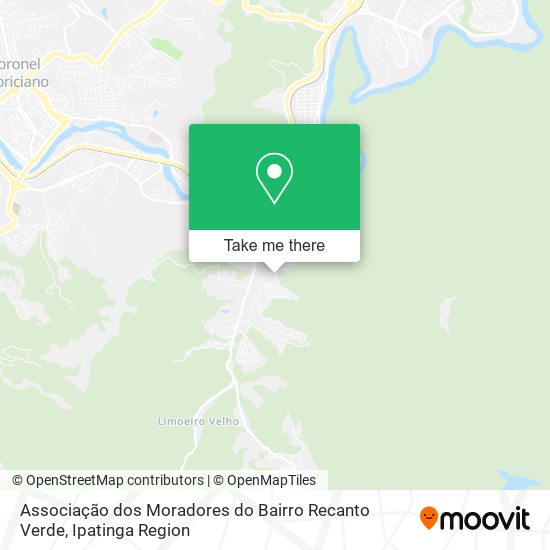 Associação dos Moradores do Bairro Recanto Verde map