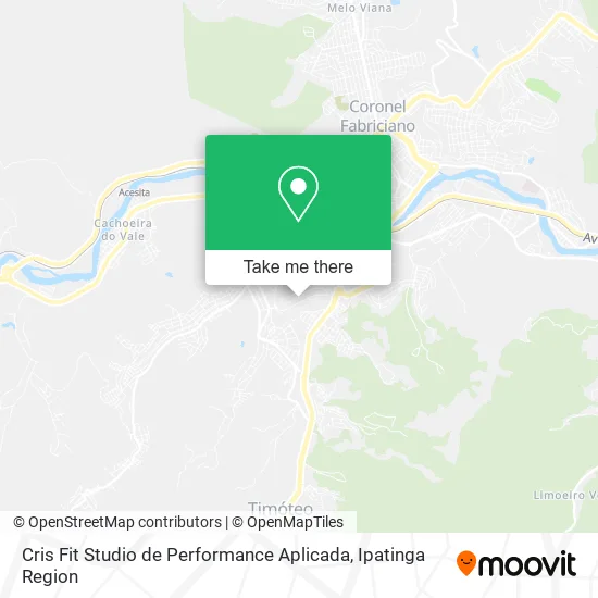 Cris Fit Studio de Performance Aplicada map