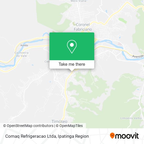 Mapa Comaq Refrigeracao Ltda