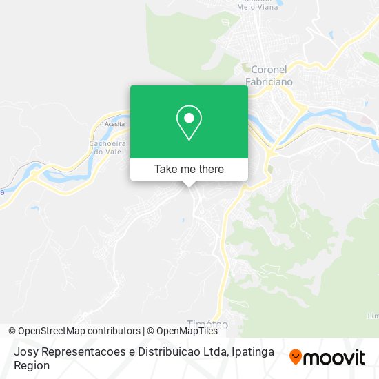 Josy Representacoes e Distribuicao Ltda map