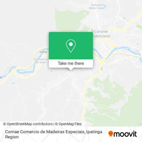 Comae Comercio de Madeiras Especiais map