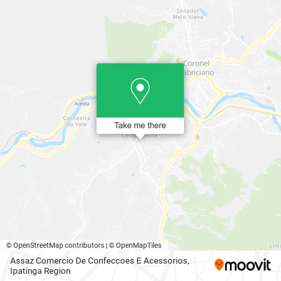 Assaz Comercio De Confeccoes E Acessorios map