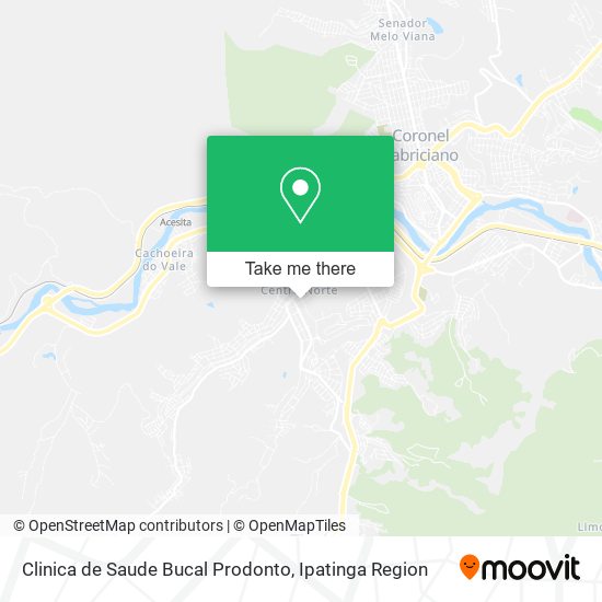 Clinica de Saude Bucal Prodonto map