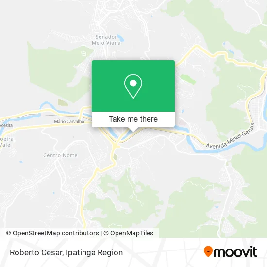 Roberto Cesar map