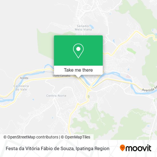 Festa da Vitória Fábio de Souza map