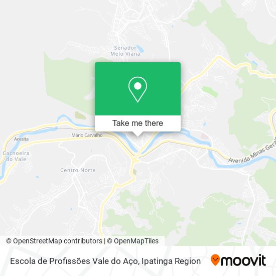 Escola de Profissões Vale do Aço map