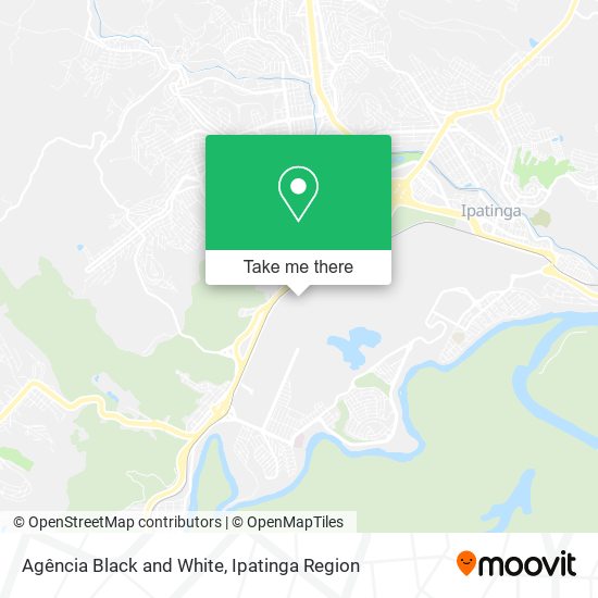 Agência Black and White map