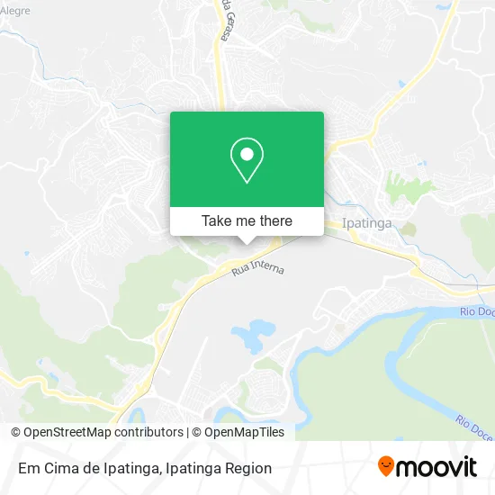 Em Cima de Ipatinga map