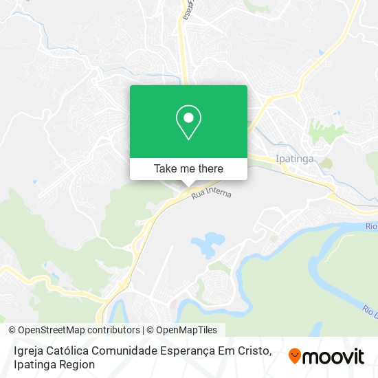 Mapa Igreja Católica Comunidade Esperança Em Cristo