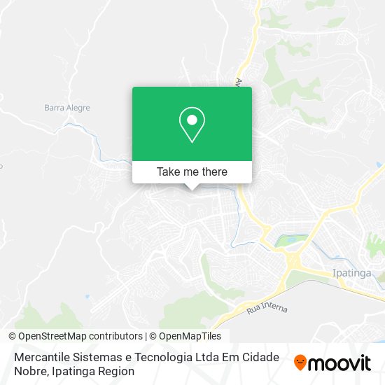 Mercantile Sistemas e Tecnologia Ltda Em Cidade Nobre map