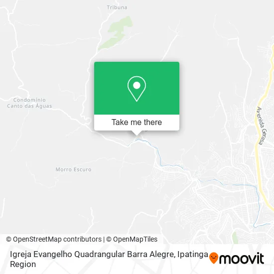 Igreja Evangelho Quadrangular Barra Alegre map