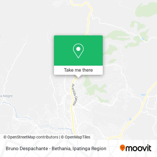 Bruno Despachante - Bethania map