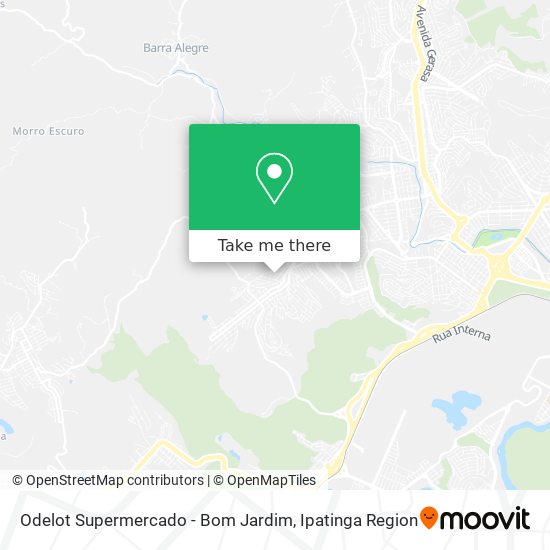 Odelot Supermercado - Bom Jardim map