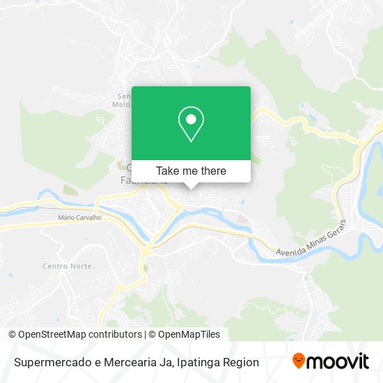 Mapa Supermercado e Mercearia Ja