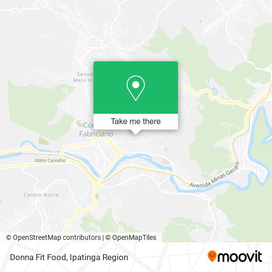 Donna Fit Food map