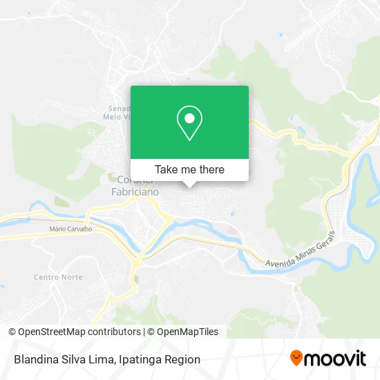 Blandina Silva Lima map