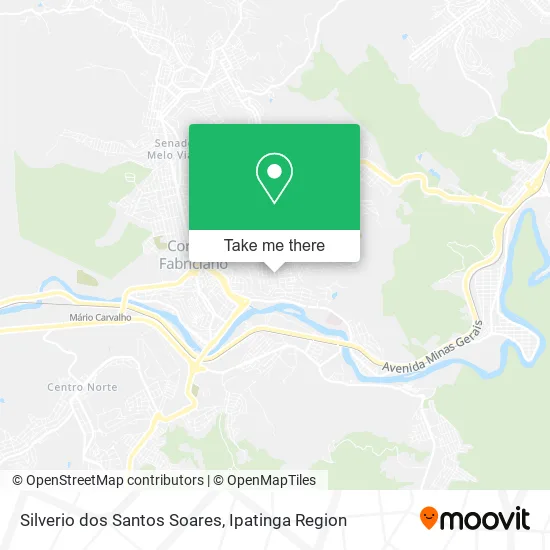 Silverio dos Santos Soares map