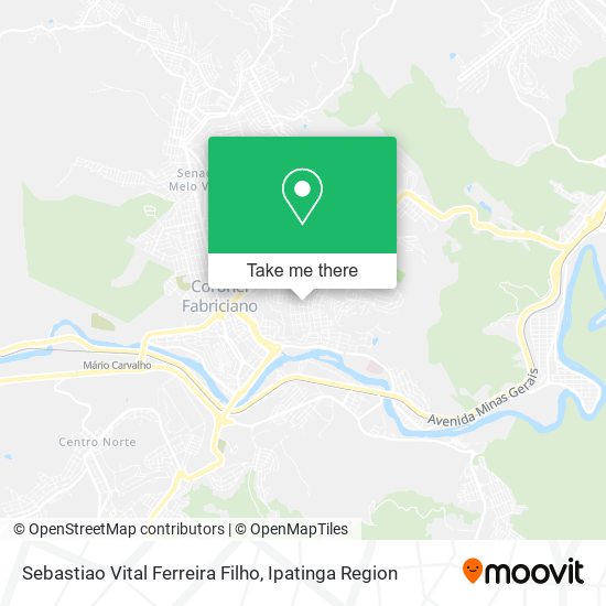 Sebastiao Vital Ferreira Filho map