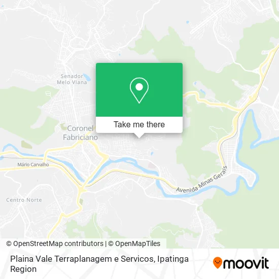 Plaina Vale Terraplanagem e Servicos map