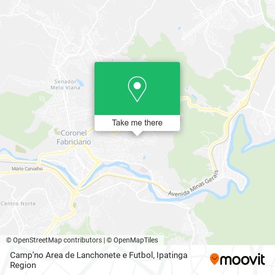 Camp'no Area de Lanchonete e Futbol map