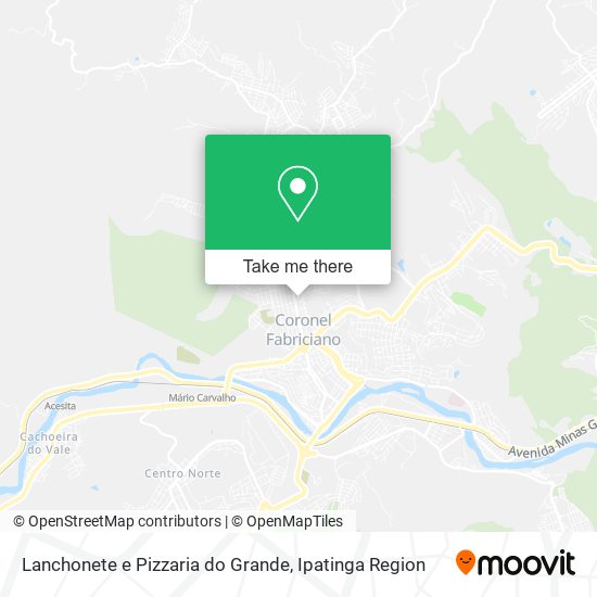 Lanchonete e Pizzaria do Grande map