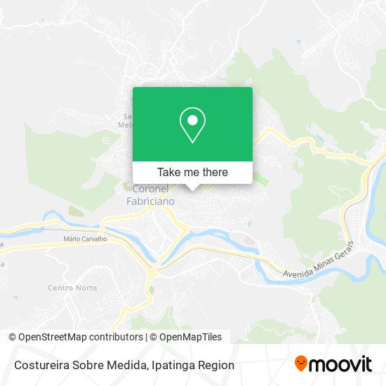 Costureira Sobre Medida map