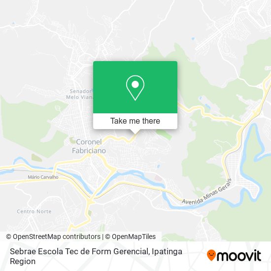 Sebrae Escola Tec de Form Gerencial map