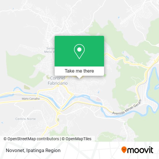 Novonet map