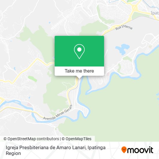 Igreja Presbiteriana de Amaro Lanari map