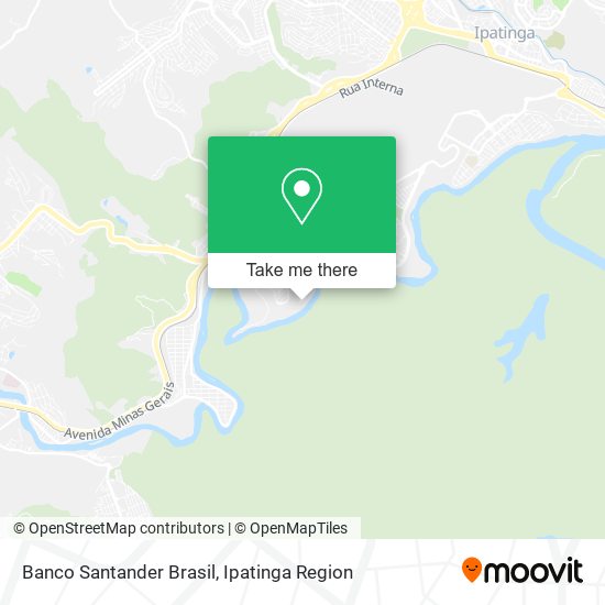 Banco Santander Brasil map