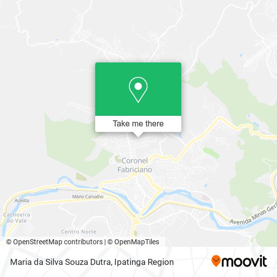 Mapa Maria da Silva Souza Dutra