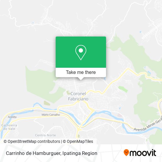 Carrinho de Hamburguer map