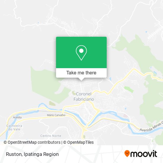Mapa Ruston