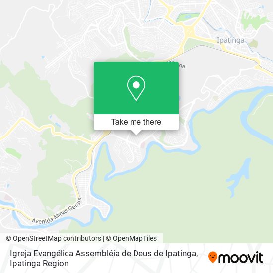 Igreja Evangélica Assembléia de Deus de Ipatinga map