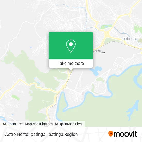 Astro Horto Ipatinga map