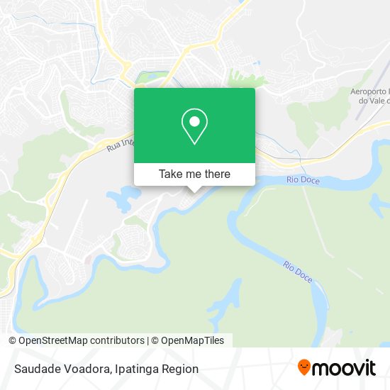 Saudade Voadora map