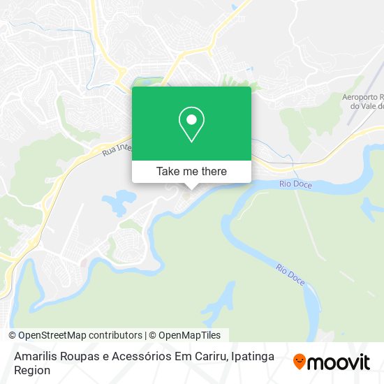 Amarilis Roupas e Acessórios Em Cariru map