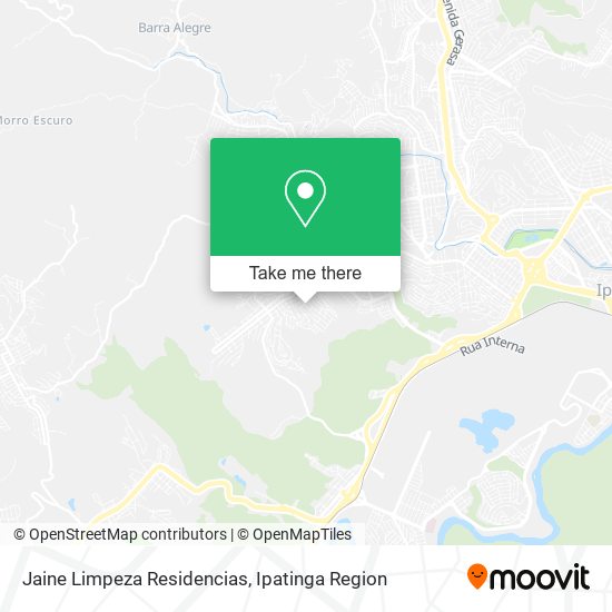 Jaine Limpeza Residencias map