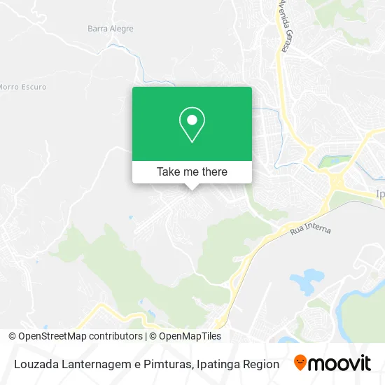 Louzada Lanternagem e Pimturas map